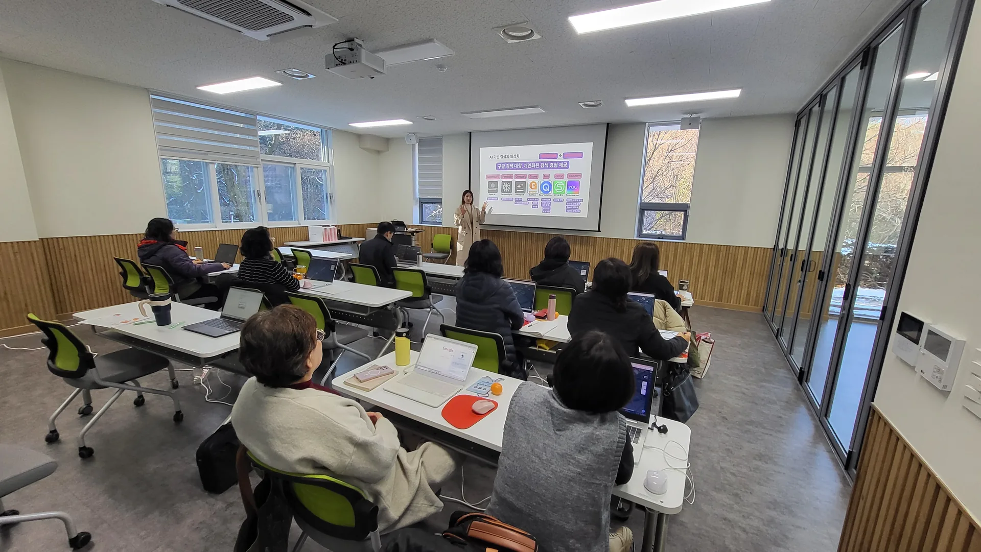 강원자연학습원 환경교육 강사 AI 활용 교육 현장 사진 3