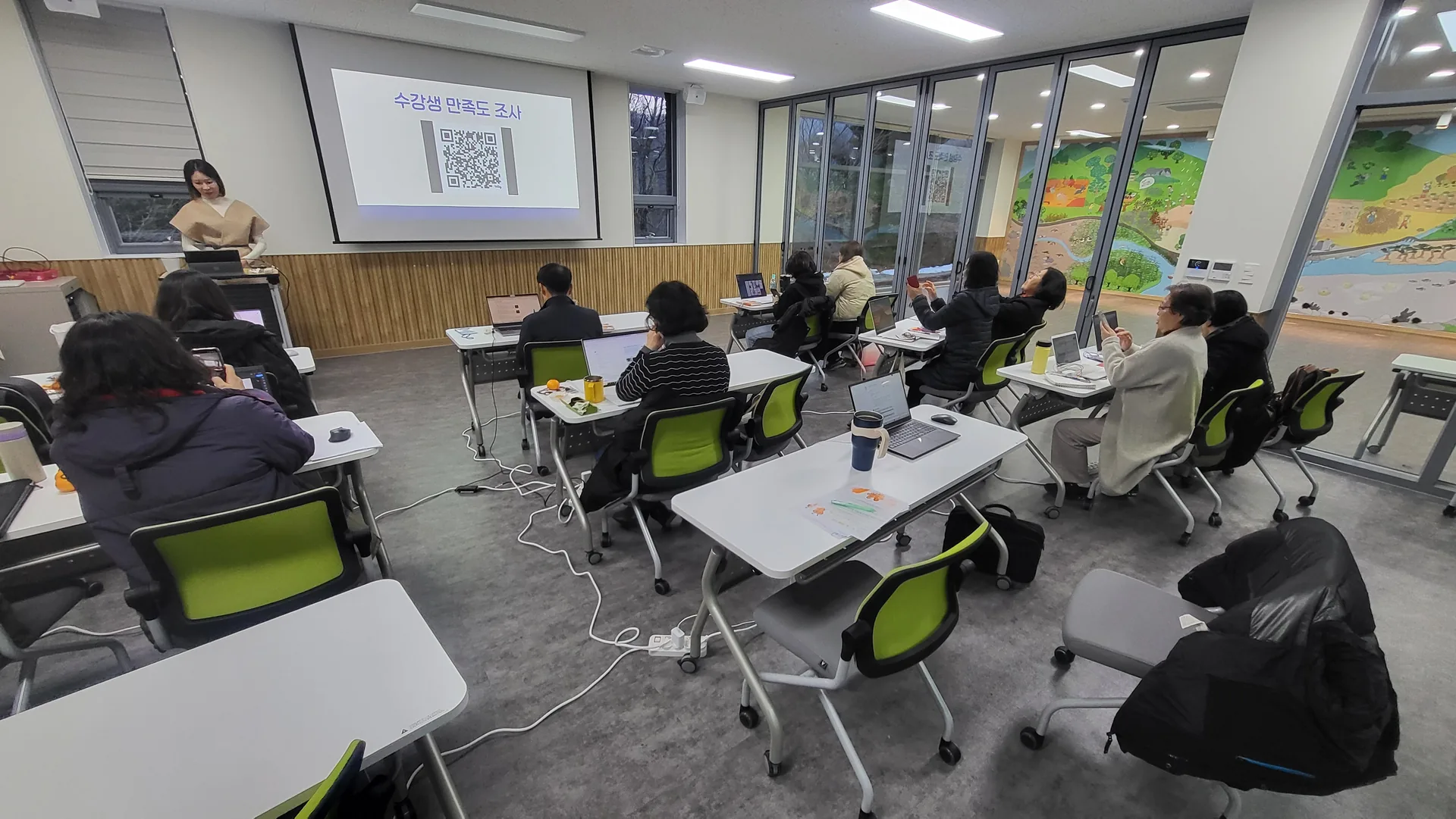 강원자연학습원 환경교육 강사 AI 활용 교육 현장 사진 4