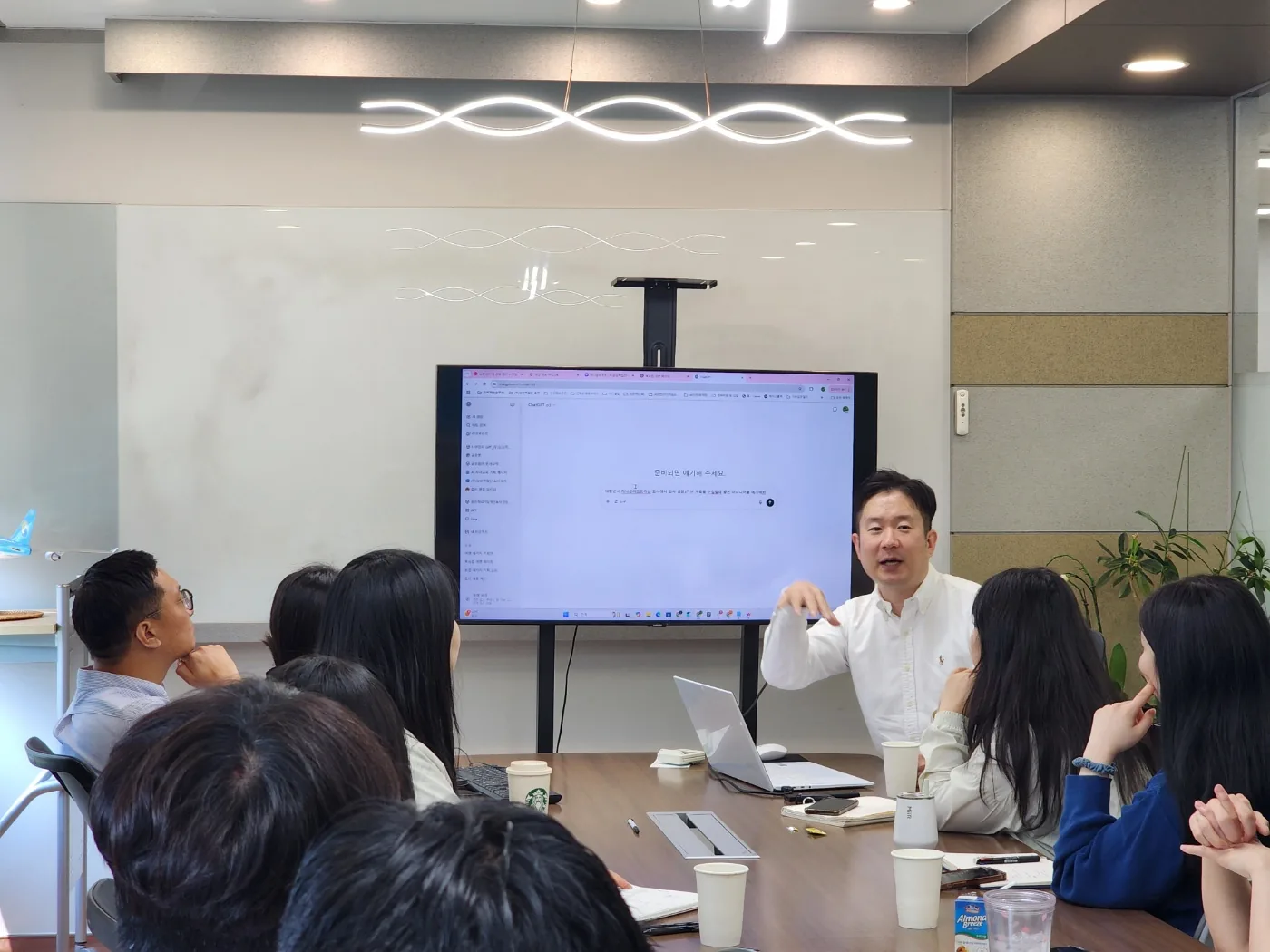 허니문리조트 부서별 AI 활용 교육 현장 사진 1