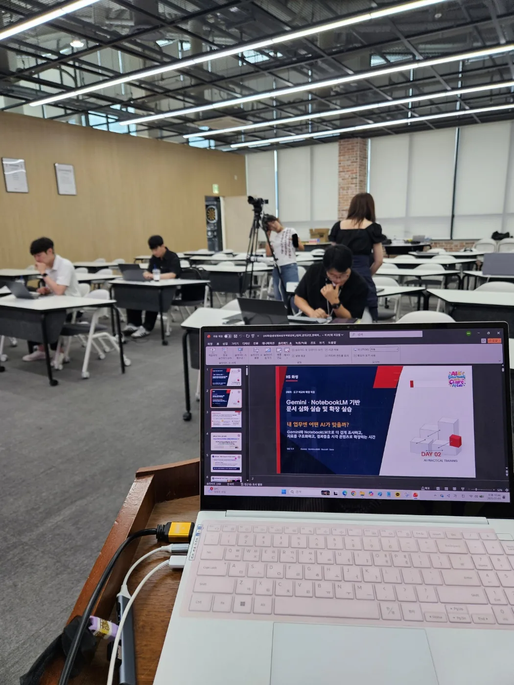 HS화성 전사 AI 활용역량 강화교육 현장 사진 5