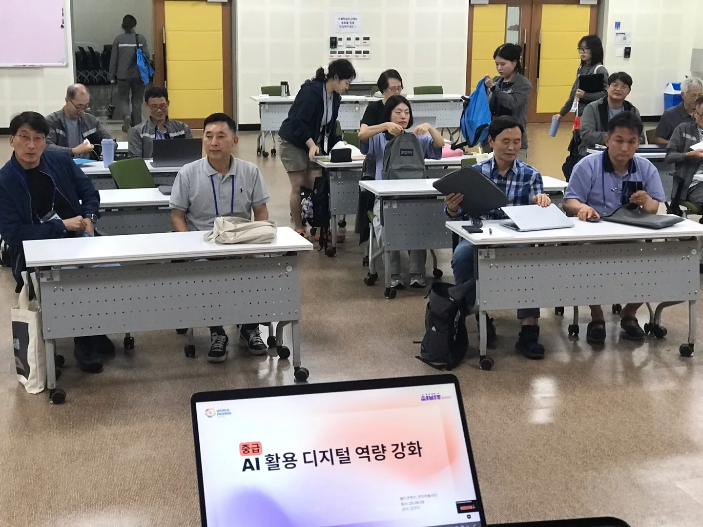코이카 수준별 AI 활용 디지털 역량 강화 교육 현장 사진 1