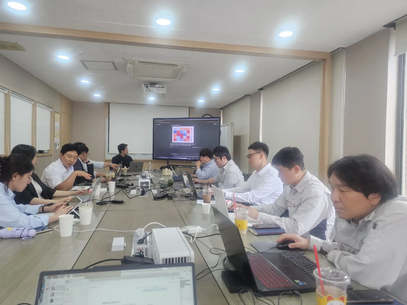 한국마이콤 핵심 리더 AI 활용 교육 현장 사진 1