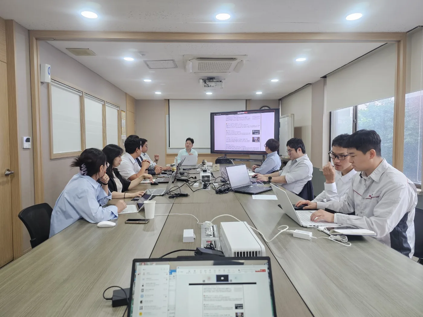 한국마이콤 핵심 리더 AI 활용 교육 현장 사진 3