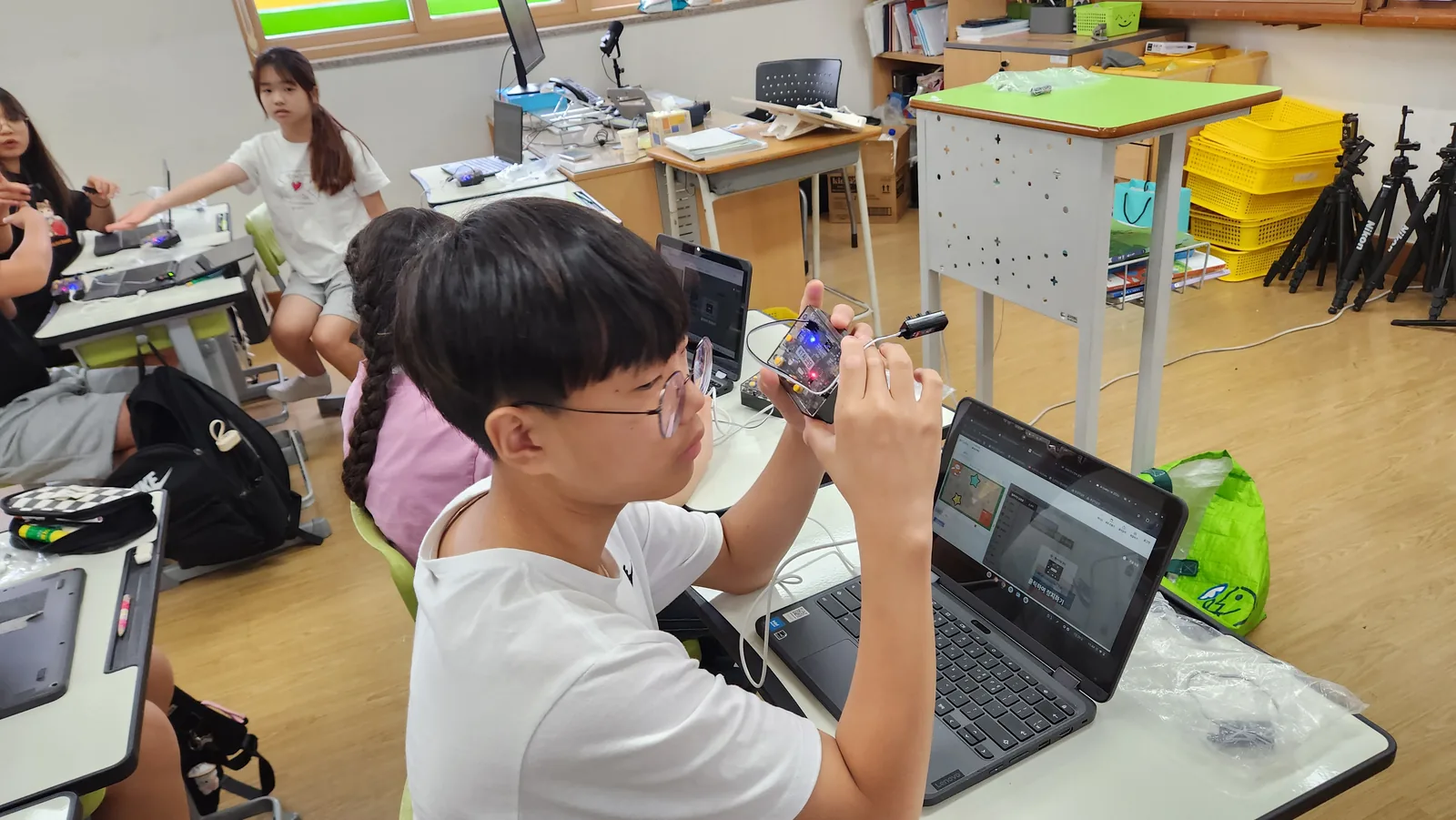 양주시 초·중학생 AI 자격증 취득 교육 현장 사진 5
